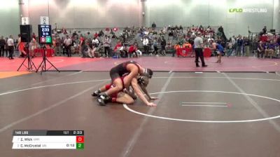 149 lbs Quarterfinal - Zander Wick, Wisconsin vs Colton McCrystal, Nebraska