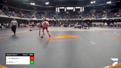 110 lbs Champ. Round 1 - Madizyn Megrant, Pekin vs Phoenix Criss, Springfield (Lanphier)