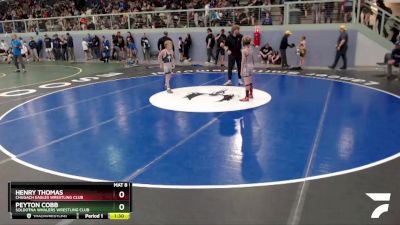 78 lbs Round 2 - Henry Thomas, Chugach Eagles Wrestling Club vs Peyton Cobb, Soldotna Whalers Wrestling Club