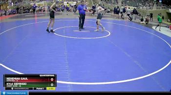 128 lbs Quarterfinals (8 Team) - Kyle Sieminski, Sweet Home vs Nehemiah Gaul, Estacada