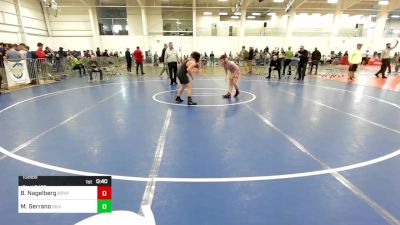 108 lbs Consolation - Benjamin Nagelberg, Kryptonite Wrestling Klub vs Mason Serrano, Silverback WC