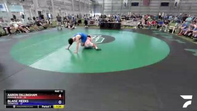 160 lbs 4th Wrestleback (16 Team) - Aaron Dillingham, Missouri Blue vs Blaise Meeks, Tennessee