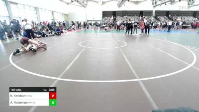 157-A lbs Consi Of 8 #2 - Kris Ketchum, VHW vs Aidan Robertson, MarcAurele Youth