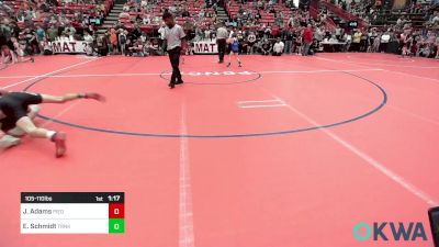 105-110 lbs Quarterfinal - Jack Adams, Piedmont vs Easton Schmidt, Tironook Wrestling