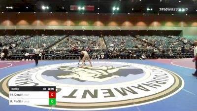 165 lbs Semifinal - Matt Olguin, Oregon State vs Ricky Padilla, Vanguard