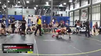 155 lbs Round 5 (6 Team) - Landon Miller, Lowell WC vs Brett Palubicki, Team Gotcha Red