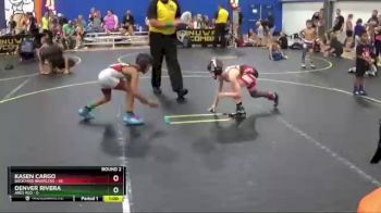 56 lbs Round 2 (8 Team) - Kasen Cargo, Backyard Brawlers vs Denver Rivera, ARES Red