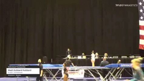 Madi Hubbard Hubbard - Individual Trampoline, K and L Tumbletown - 2021 USA Gymnastics Championships