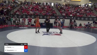 60 kg Quarters - Jayden Raney, Union County High School Wrestling vs Peter Tomazevic, Askren Wrestling Academy