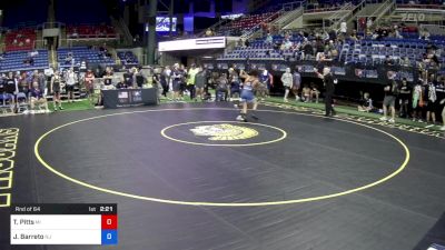 126 lbs Rnd Of 64 - Tj Pitts, Michigan vs Jaydin Barreto, New Jersey