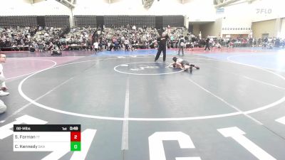 68-M lbs Consi Of 16 #2 - Sam Forman, Team Tugman vs Cooper Kennedy, Bangor