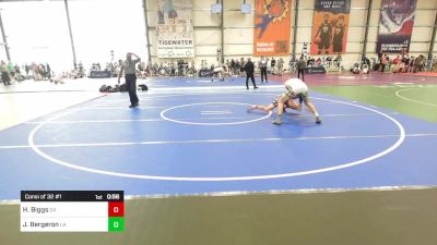 145 lbs Consi Of 32 #1 - Hayden Biggs, GA vs Jensen Bergeron, LA