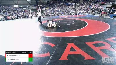 4A 152 lbs Champ. Round 1 - Beau Harlan, Camas vs Kade Haselman, Eastlake