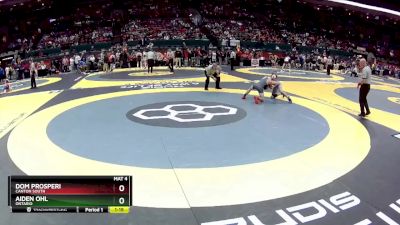 D2-106 lbs Quarterfinal - Aiden Ohl, Ontario vs Dom Prosperi, Canton South