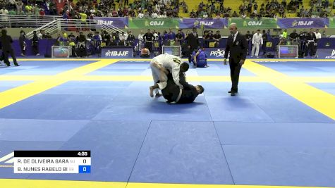 RAFAEL DE OLIVEIRA BARACHO vs BRUNO NUNES RABELO BIE 2024 Brasileiro Jiu-Jitsu IBJJF