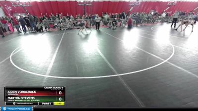 120 lbs Champ. Round 1 - Maxton Stevens, Sarbacker Wrestling Academy vs Aiden Vorachack, Wisconsin