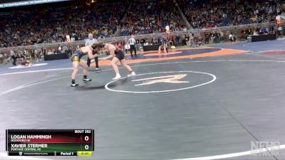 D1-175 lbs Cons. Round 2 - Logan Hammingh, Rockford HS vs Xavier Stermer, Portage Central HS