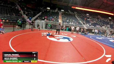 86 lbs Cons. Round 3 - Boyd Ramirez, Lander USA Wrestling vs Samuel Franks, Shoshoni Sharp Shooters