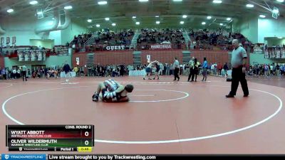 113 lbs Cons. Round 2 - Wyatt Abbott, Whiteland Wrestling Club vs Oliver Wildermuth, Warrior Wrestling Club