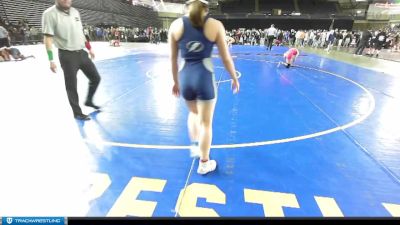 125 lbs Round 1 - Adyson Lewis, Washington vs Sophia Moreno, Steelclaw Wrestling Club