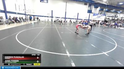 125 lbs Cons. Round 4 - Andrew Punzalan, Wabash vs Aiden Fonder, UW-Stevens Point