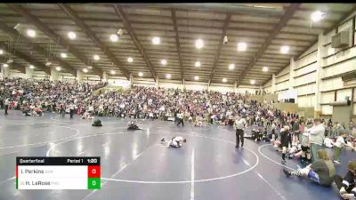 70 lbs Quarterfinal - Hudson LaRose, Fremont Wrestling Club vs Isaac Perkins, Sanderson Wrestling Academy