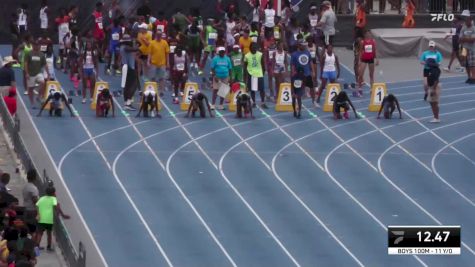 Youth Boys' 100m Championship, Semi-Finals 3 - Age 11