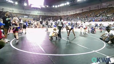 85 lbs Rr Rnd 2 - Raeya Perkins, NE Cobras Black vs Reagan Hanes, Central Team