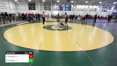 154 lbs Round Of 32 - Evan Fahlman, Mayo Quanchi WC vs Noah Craney, Bath MS