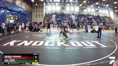 113 Blue Round 2 - Jeffrey Messner, Lake Gibson vs Erik Perez, Palmetto Ridge H.S.