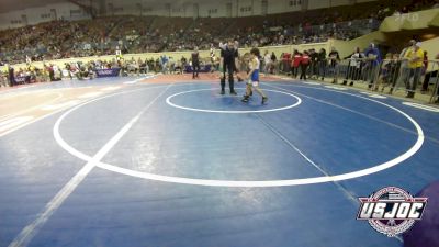 37 lbs Quarterfinal - Zayden Rios, Panhandle RTC vs Dajun Hughes, HBT Grapplers