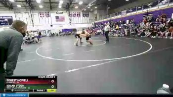 285 lbs Round Two - Isaiah Lyden, West Valley Spokane vs Forest Howell, Flathead