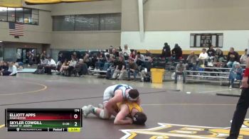 174 lbs Cons. Round 2 - Skyler Cowgill, Mount St. Joseph vs Elliott Apps, Manchester