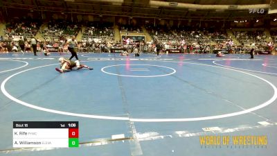 77 lbs Round Of 16 - Kinsley Rife, Palmyra Youth Wrestling Club vs Avalena Williamson, Elevate