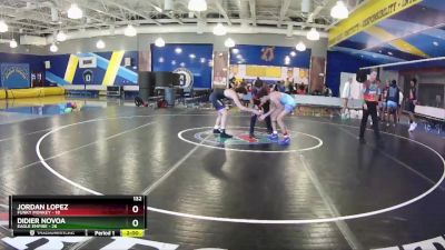 132 lbs Semis & Wb (16 Team) - Didier Novoa, Eagle Empire vs Jordan Lopez, Funky Monkey