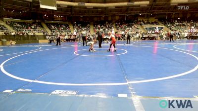 58 lbs Round Of 32 - Samuel Remington, Jenks Trojan Wrestling Club vs Asher Hodge, Standfast