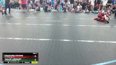 68 lbs Round 1 (10 Team) - Strafford Stevens, Glasgow WA vs Trevor Lindquist, U2 Upstate Uprising