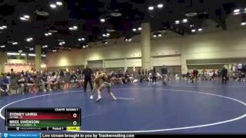 107 lbs Champ Round 1 (16 Team) - Bree Swenson, Iowa Pin-A-Sarus vs Sydney Uhrig, SD Fire