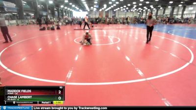 92 lbs Rd# 6- 9:00am Saturday Final Pool - Maddox Fields, POWA vs Chase Lambert, PA Gold