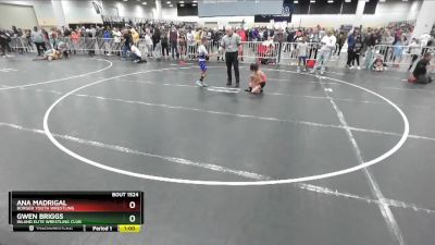 68-75 lbs Quarterfinal - Gwen Briggs, Inland Elite Wrestling Club vs Ana Madrigal, Borger Youth Wrestling