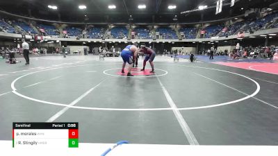 285 lbs Semifinal - Ryan Stingily, Lincolnway East vs Pablo Morales, Wheeling