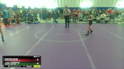 60 lbs Round 5 (8 Team) - Easton Egan, Backyard Brawlers vs Luke Averette, Rogue Wrestling