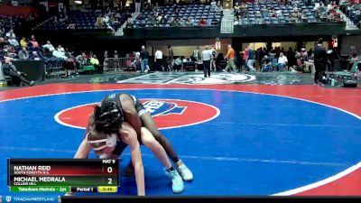 7A-113 lbs Cons. Round 2 - Michael Medrala, Collins Hill vs Nathan Reid, South Forsyth H.S.