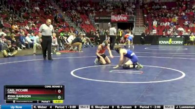 2A-113 lbs Cons. Round 3 - Ryan Bahnson, West Lyon vs Cael McCabe, Fairfield