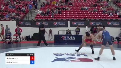 65 kg Rnd Of 32 - Nathan Jerore, Michigan vs Greyson Clark, Askren Wrestling Academy