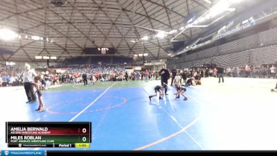 45 lbs 3rd Place Match - Amelia Berwald, Ascend Wrestling Academy vs Miles Roblan, Port Angeles Wrestling Club