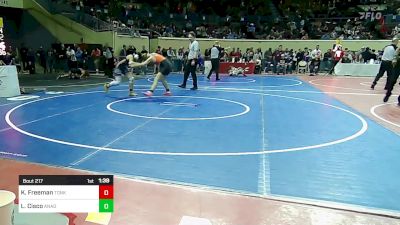 143 lbs Semifinal - Kylie Freeman, Tonkawa vs Lyndi Cisco, ANADARKO