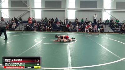 90 lbs Round 4 (6 Team) - Braydan McMullan, Akron St. Vincent St. Mary vs Tyson Ehrenbeit, Kenston