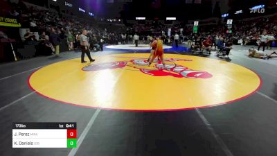 170 lbs Consi Of 8 #2 - Julissa Perez, Mira Monte vs Kiara Daniels, Los Banos