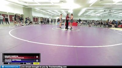 170 lbs Cons. Round 2 - Kaleo Garcia, Gilroy High School Wrestling vs Mason Hettinga, California